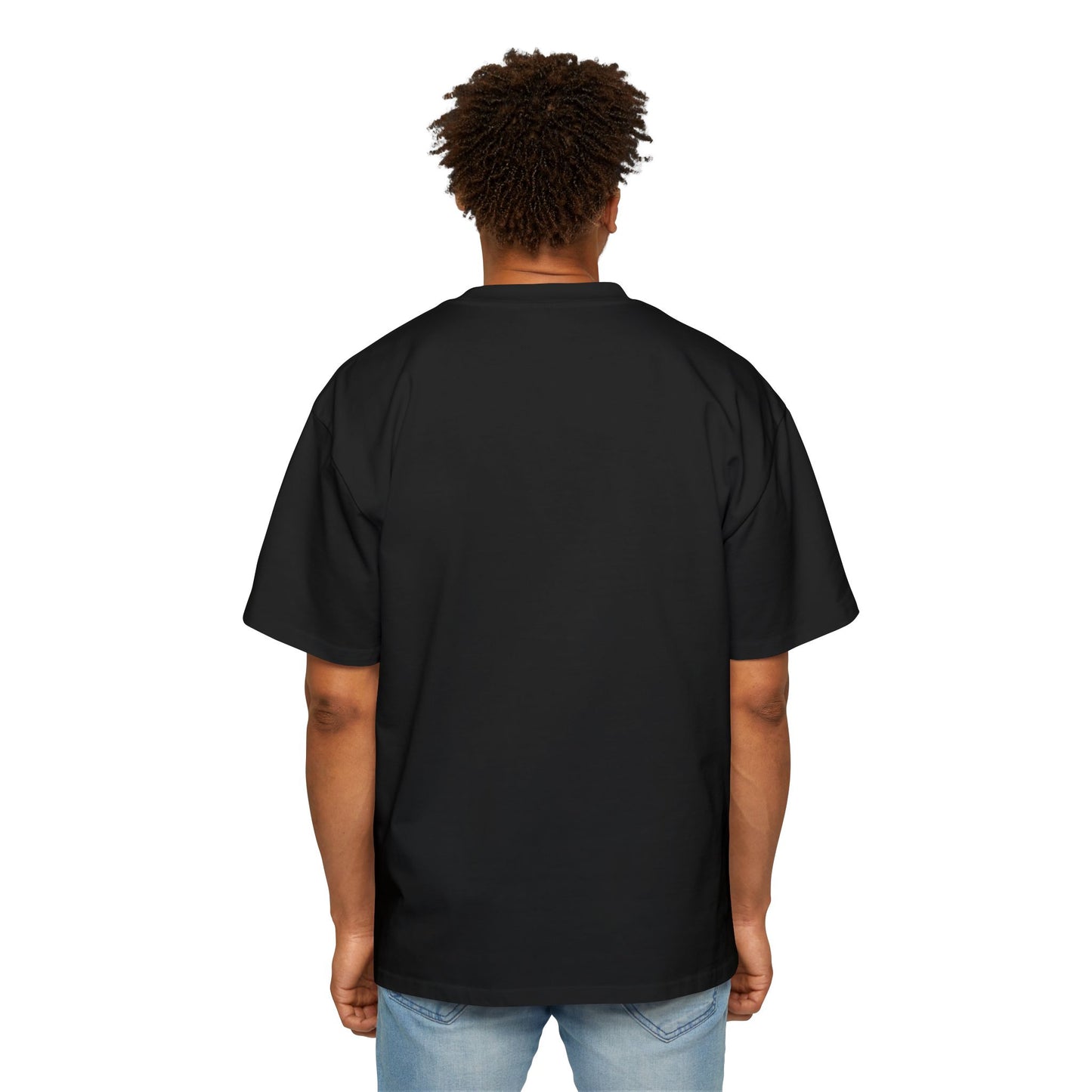 Fearless Lion Oversized Tee for Men - Bold Graphic T-Shirt